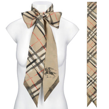 BURBERRY Wasserfarben-Karomuster-Seiden-Schal 8119960 B9719 155340179 [P]