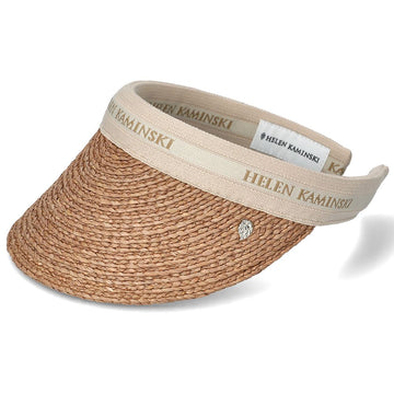HELEN KAMINSKI 26SS Bianka8 Visier Sonnenkappe HAT52204 NOUGATNATURALLOGO 155340211