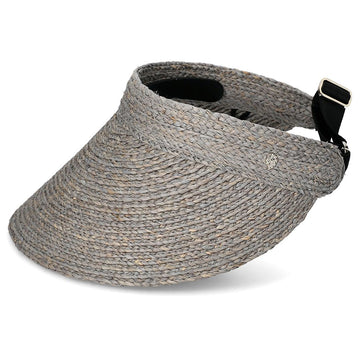 HELEN KAMINSKI 26SS Kirsten Rafia Braid Visor HAT52474 ECLIPSEMELANGE 155340269