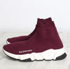Balenciaga Speed Runner Sock Sneakers Burgundy 36(230) 155373540 [P]