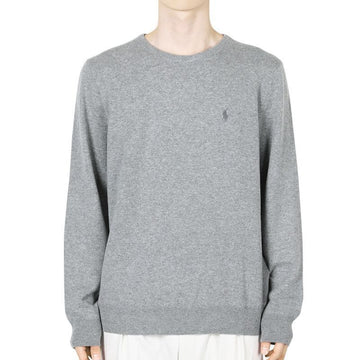 Polo Ralph Lauren Men's Pony Embroidered Logo Wool Knit (Light Grey) 710876714 007 129348862