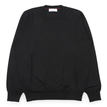 Brunello Cucinelli Men's Round Neck Knit (Black) M2900100 CH101 151256706