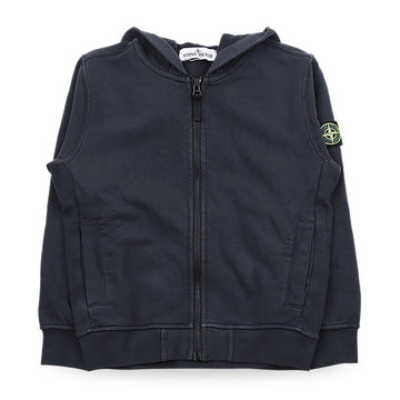 Stone Island Kids Hooded Jacket with Patch in Navy 152230280 [P]