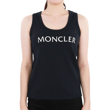 MONCLER Damen Logo Druck Ärmelloses Oberteil (Navy) 8P00001 89A0D 778 58902400