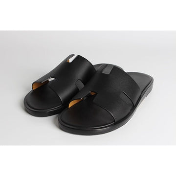 Hermes Izmir Sandals Slippers Black 39 155374410