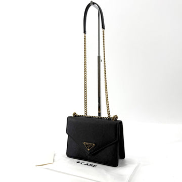 PRADA サフィアーノ エンベロープ チェーン ショルダーバッグ 1BD200 155374588
