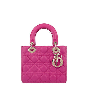 Dior Lady Small Magenta Pink Champagne Gold 5ET0641 133626088