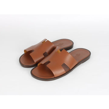 Hermes Izmir Sandals Slippers Gold Brown 43.5 155375243