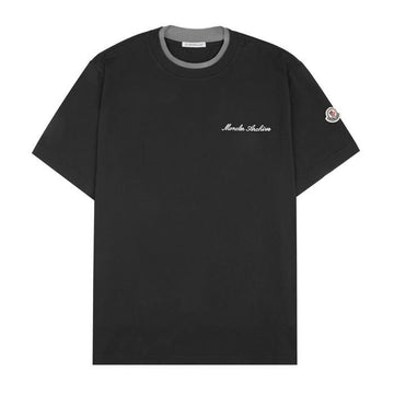 Moncler Embroidered Logo Lettering T-Shirt 155016002