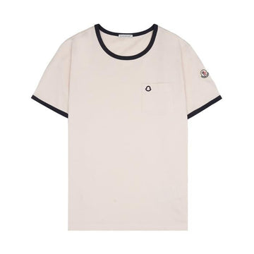 MONCLER 8C00019 89AUO F07 刺繍ロゴポケット半袖Tシャツ 155016003