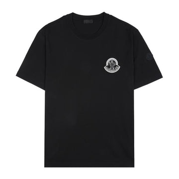 Moncler Embroidered Logo Velvet T-Shirt 155016005
