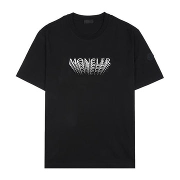 Moncler Embroidered Logo Lettering T-Shirt 155016008