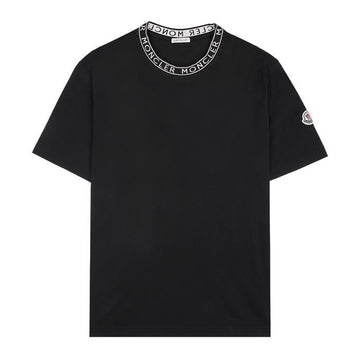 MONCLER トリミングコットン半袖Tシャツ 8C00031 8390T 999 155016011