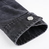 AMI Heart Logo Tonal Zip Denim Jacket 155016033 [P]