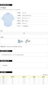 AMI Heart Logo Oxford Short Sleeve Shirt 155016037 [P]