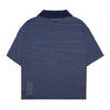 AMI Mercerized Stripe Jersey Polo Shirt 155016038 [P]