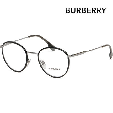 BURBERRY Brille BE1373 1003 Windsor Rim Luxuriös Schwarz Runde Metallrahmen 105364091