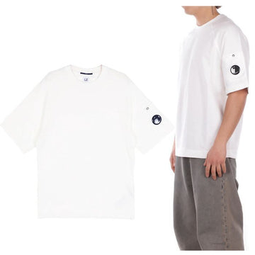 CP COMPANY 26SS Kurzarm-Shirt / Leichte Fleece Kurzarm / 20CMSS034A 002246G 103 155376098