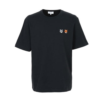 MAISON KITSUNE ダブルフォックスヘッド メンズ 半袖Tシャツ OM011CFKJ7025 P190 155376132