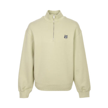 Maison Kitsune Men's Half-Zip Pullover PM00305KM0341 0450 155376269