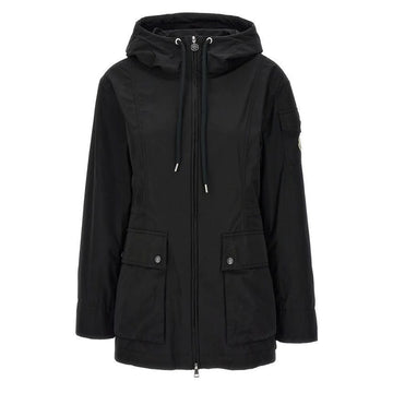 Moncler 24SS LEANDRO Logo Patch Hooded Jacket Black 1A001 33 549P3 999 76271485