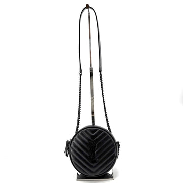 SAINT LAURENT モノグラム ブラック タンバリン クロスバッグ 610436 155380381
