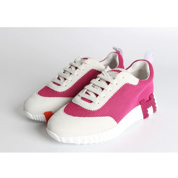 HERMES H Bouncing Sneakers Pink 37.5 155382714