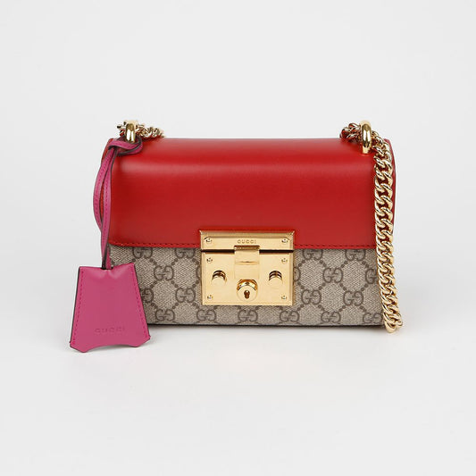 GUCCI パドルロック スモール チェーン ショルダー クロスバッグ 155019942 [P]