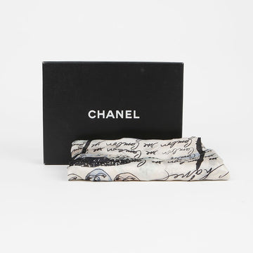 CHANEL COCO Druck Schal 155220284