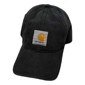 CARHARTT キャンバス ベースボールキャップ ブラック ストーンウォッシュド (I036654 8906) 155384494