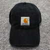 CARHARTT 26SS Baseballcap aus Canvas schwarz stone washed 155384494 [P]