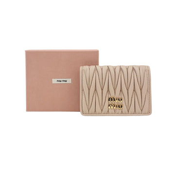 Miu Miu Matera Nappa Leather Card Holder 5MC103 F0236 155385513