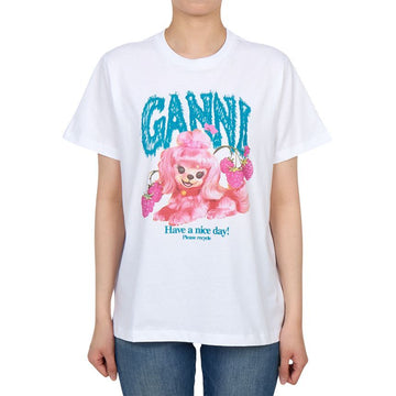 GANNI 半袖Tシャツ A1050142 151 155385850
