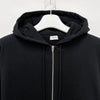 CELINE ルーズジップフードジャケット ブラックホワイト (2Y497670Q 38AW) 155385884 [P]