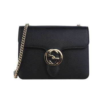 Gucci Interlocking Gold Chain Crossbody Bag 37053-2 155385909