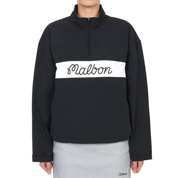 MALBON GOLF ゴルフウェア レディース 長袖Tシャツ MW0268 BLK 155385911