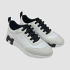 HERMES Bouncing Sneakers Blanc Weiß Leder Schwarz H242212 37 155386322 [P]