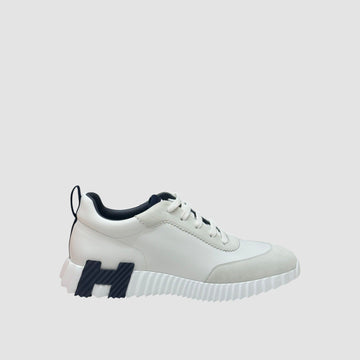 HERMES バウンシング スニーカー ホワイト レザー ブラック H242810ZH 43 155386343