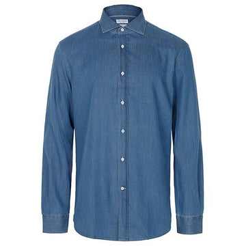 Brunello Cucinelli Easy Fit Denim Shirt 154149525