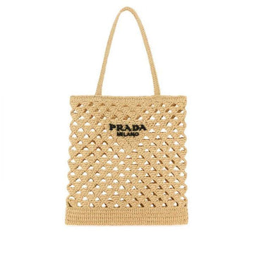 Prada Woven Crochet Tote Bag stamp: 1BG493 V OOO 2M2T F0018 130373632