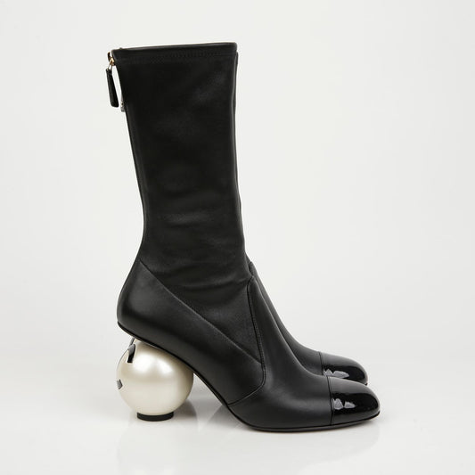 CHANEL High Boots G46776 Size 38 155018868 [P]