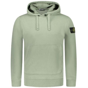 STONE ISLAND オーガニックコットンフリースレギュラーフィットフードスウェットシャツ (K2S15 S0051 V0055) 151464728