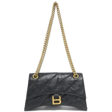 BALENCIAGA CRUSH XS キルト チェーンバッグ stamp: 736016 210J1 1000 131682013