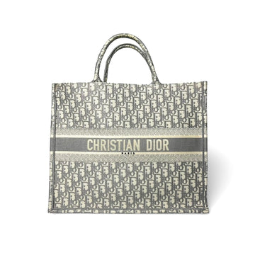 DIOR Oblique Book Tote Large Grau 155390950