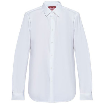 GUCCI Stretch Baumwoll-Popeline Hemd 124915779