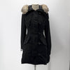MONCLER Long Padded Jacket Damen mit Fuchs-Fellbesatz 155391222 [P]