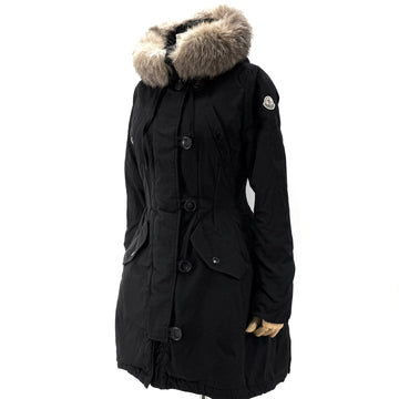 MONCLER Long Padded Jacket Damen mit Fuchs-Fellbesatz 155391222