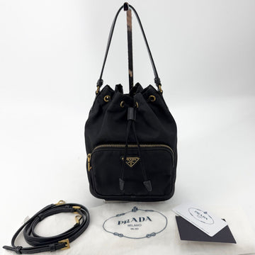 PRADA Pocono Bucket Bag Crossbody 1BH038 155391254