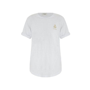ISABEL MARANT ロゴリネンTシャツ 153211095