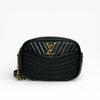 Louis Vuitton New Wave Camera Bag Black Gold Crossbody 155393378 [P]